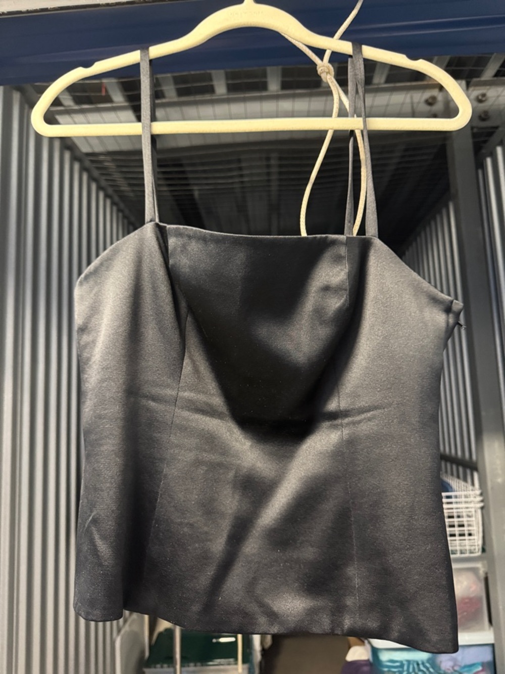Carlisle Black Satin Camisole